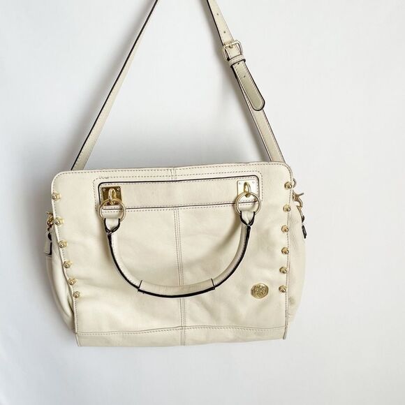 Vince Camuto Cream Gold Crossbody Handbag - Picture 3 of 12